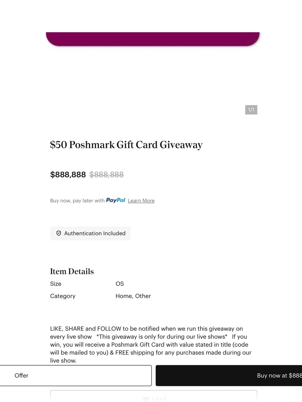 Poshmark $25 Giveaway